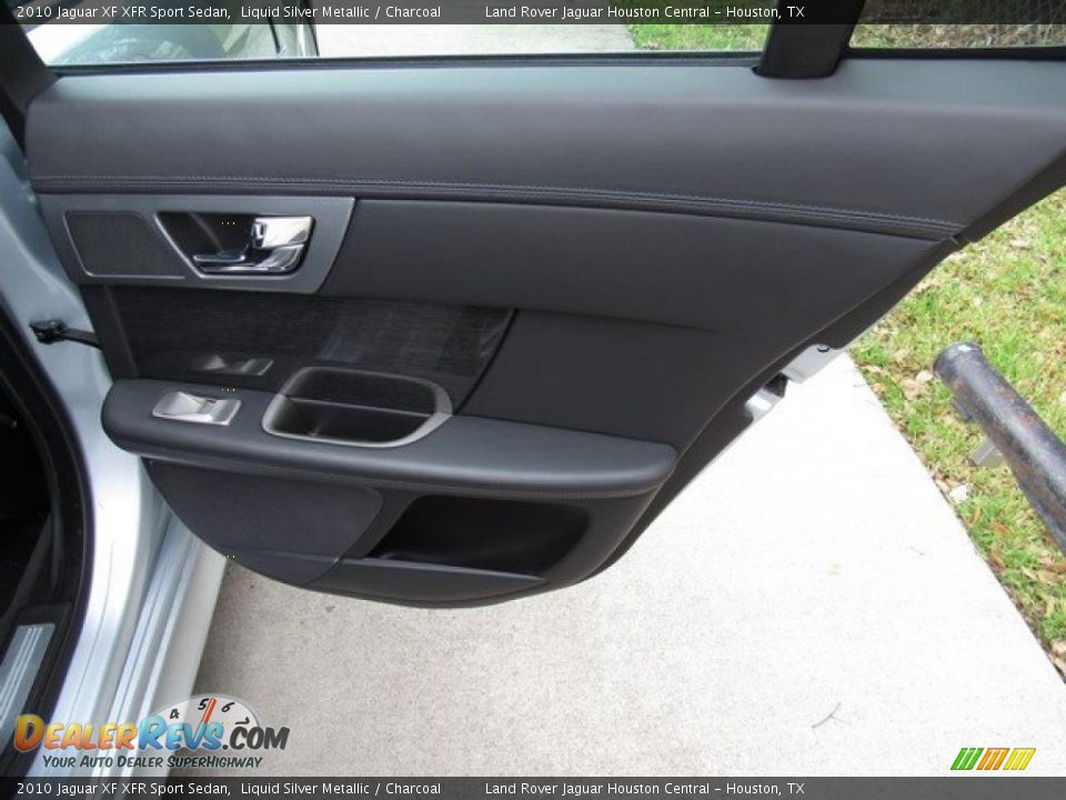 2010 Jaguar XF XFR Sport Sedan Liquid Silver Metallic / Charcoal Photo #23