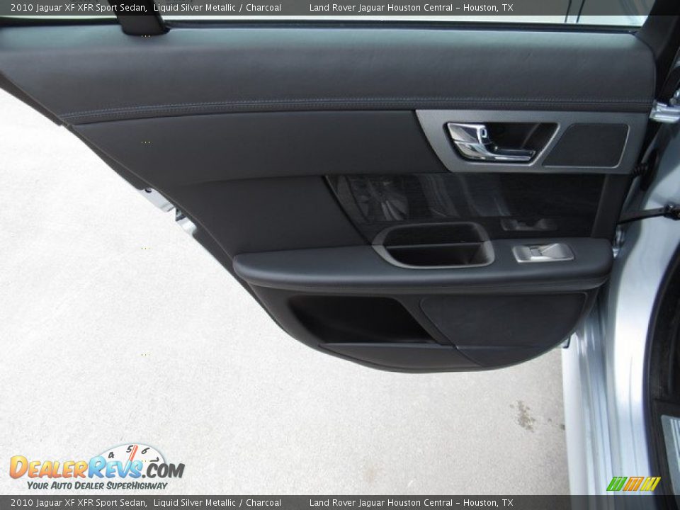 2010 Jaguar XF XFR Sport Sedan Liquid Silver Metallic / Charcoal Photo #24