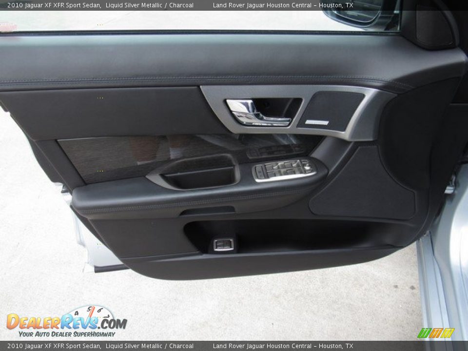 2010 Jaguar XF XFR Sport Sedan Liquid Silver Metallic / Charcoal Photo #25