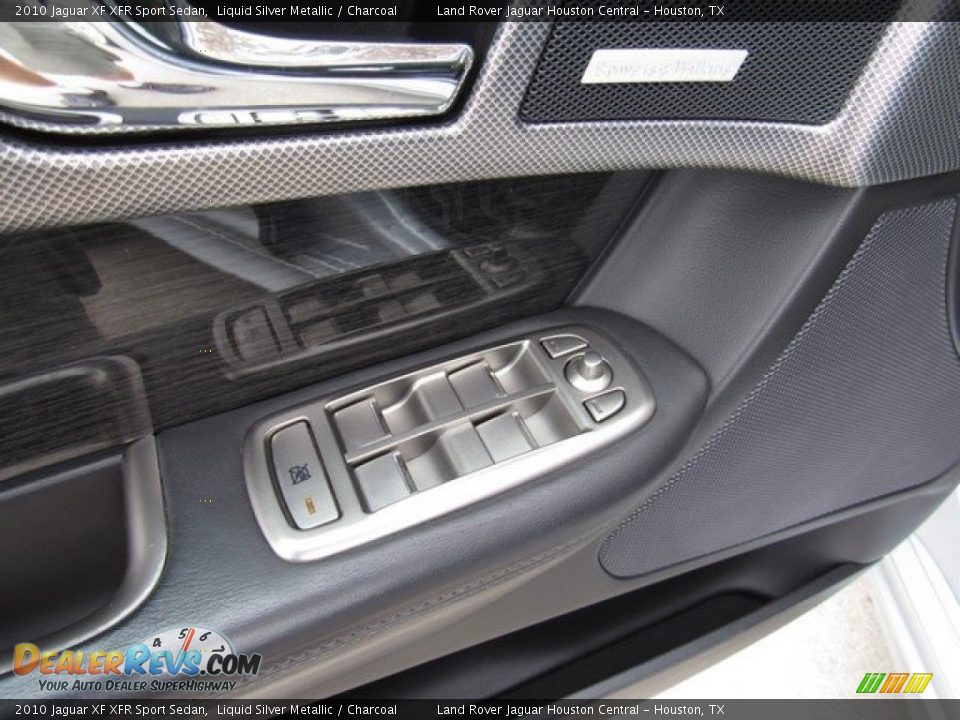 2010 Jaguar XF XFR Sport Sedan Liquid Silver Metallic / Charcoal Photo #26