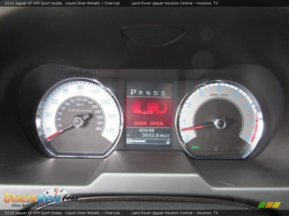 2010 Jaguar XF XFR Sport Sedan Liquid Silver Metallic / Charcoal Photo #31