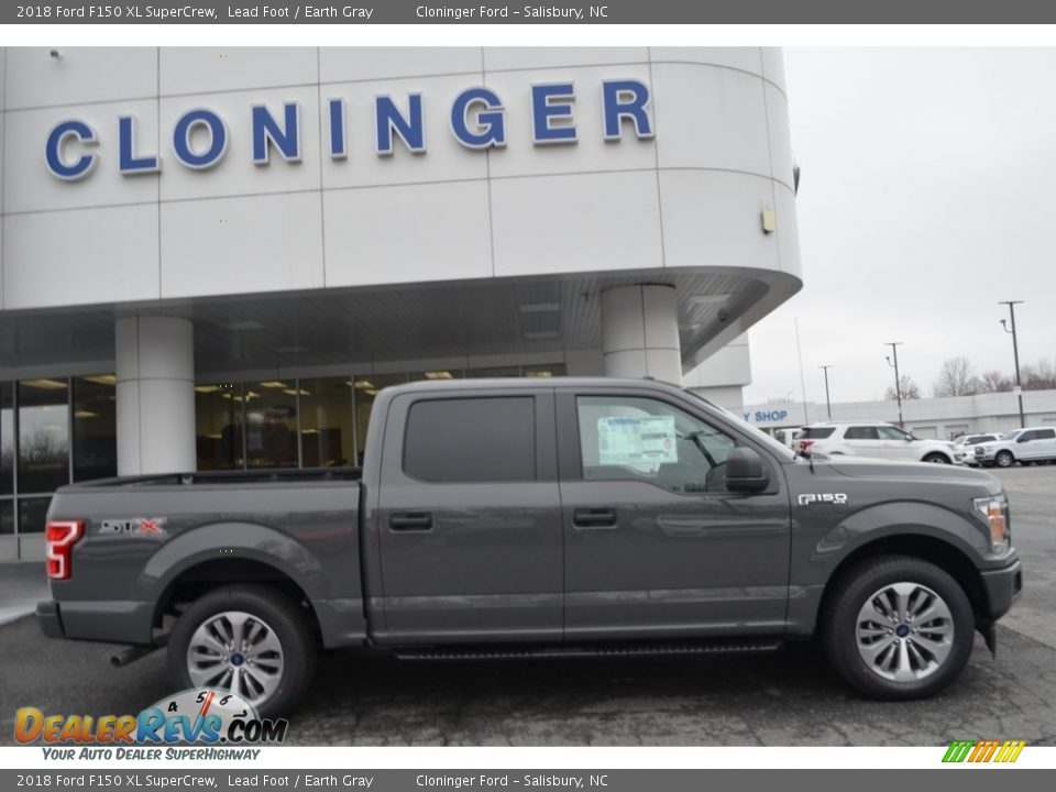 2018 Ford F150 XL SuperCrew Lead Foot / Earth Gray Photo #2