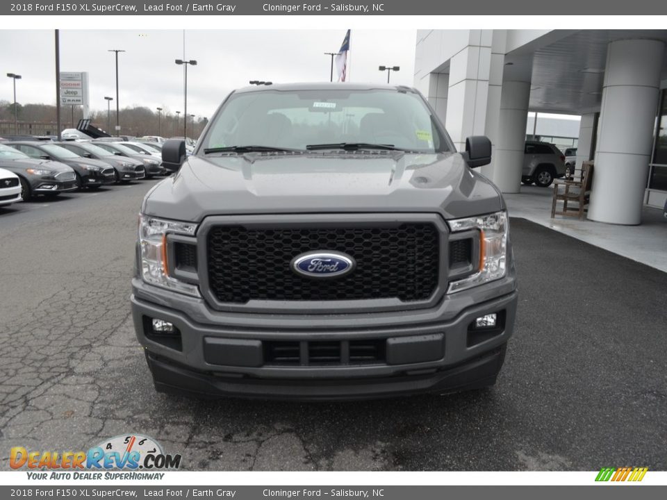 2018 Ford F150 XL SuperCrew Lead Foot / Earth Gray Photo #4