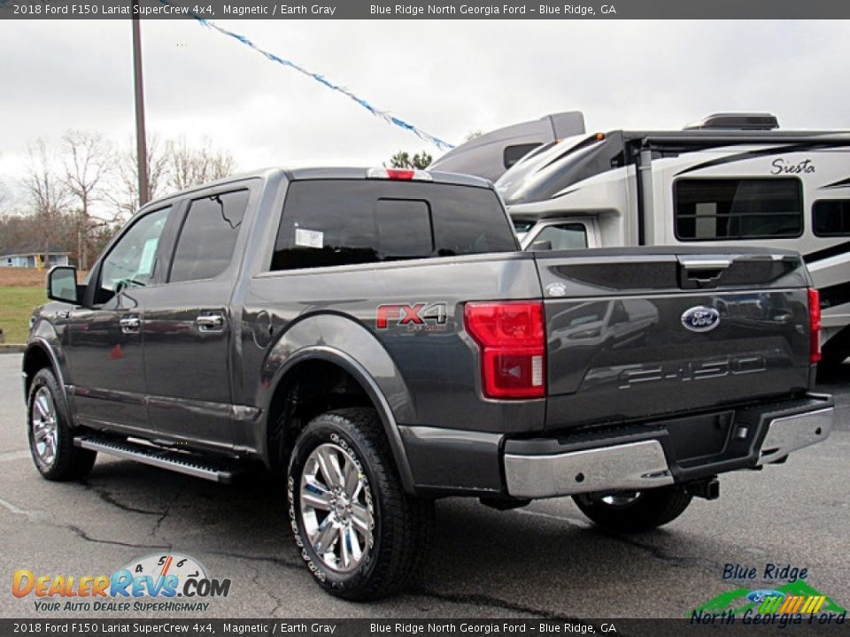 2018 Ford F150 Lariat SuperCrew 4x4 Magnetic / Earth Gray Photo #3