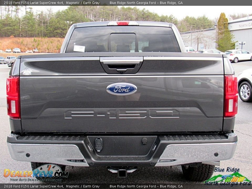2018 Ford F150 Lariat SuperCrew 4x4 Magnetic / Earth Gray Photo #5