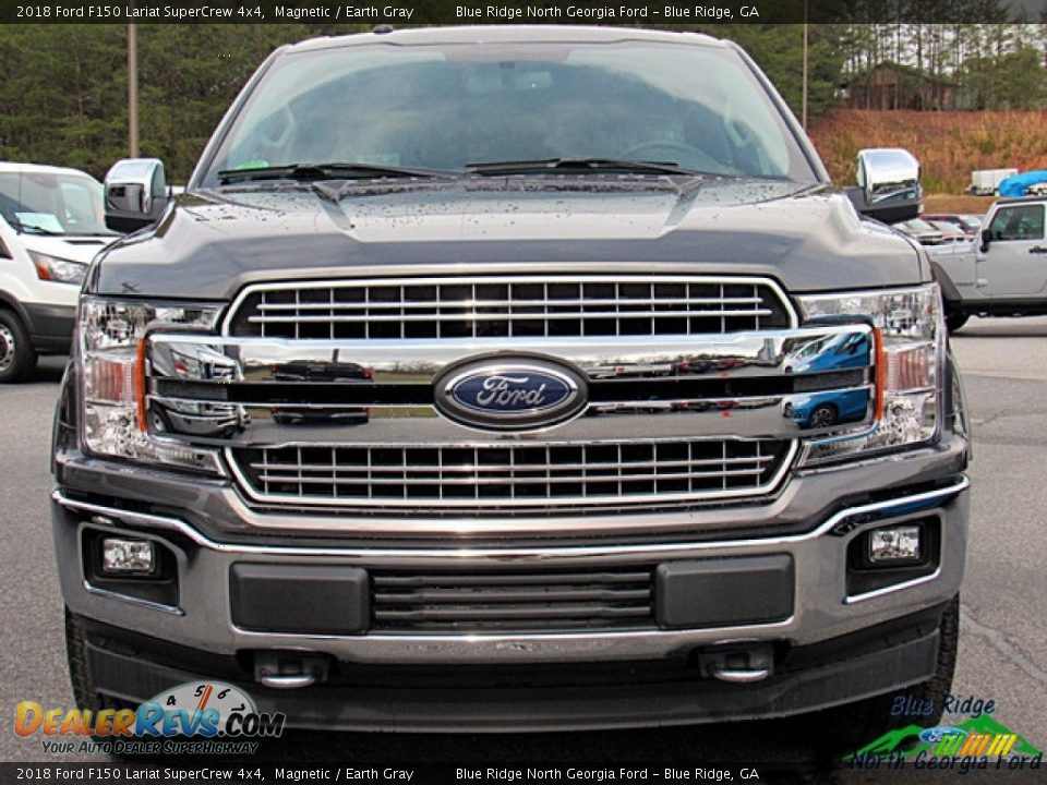 2018 Ford F150 Lariat SuperCrew 4x4 Magnetic / Earth Gray Photo #9