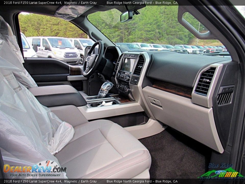 2018 Ford F150 Lariat SuperCrew 4x4 Magnetic / Earth Gray Photo #29