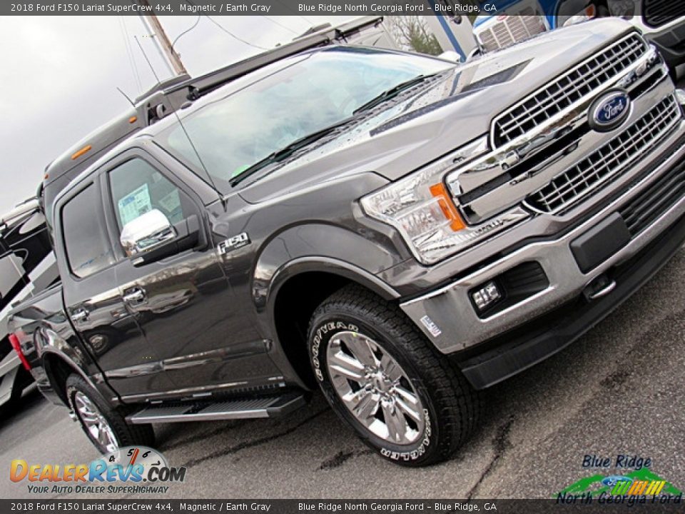 2018 Ford F150 Lariat SuperCrew 4x4 Magnetic / Earth Gray Photo #34