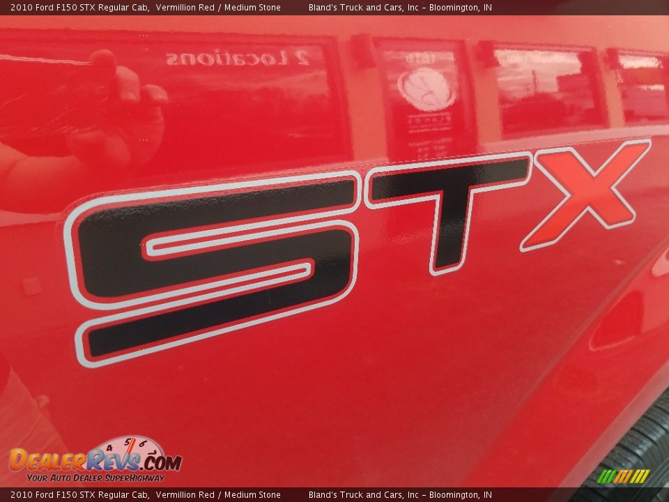 2010 Ford F150 STX Regular Cab Vermillion Red / Medium Stone Photo #27