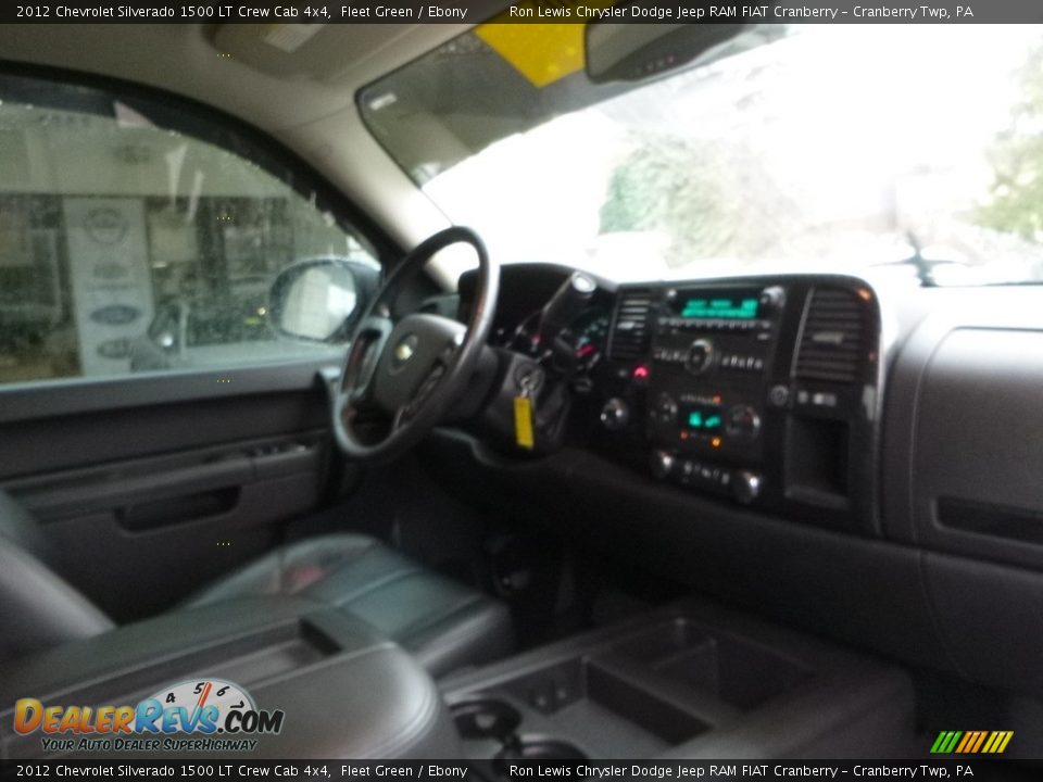 2012 Chevrolet Silverado 1500 LT Crew Cab 4x4 Fleet Green / Ebony Photo #12