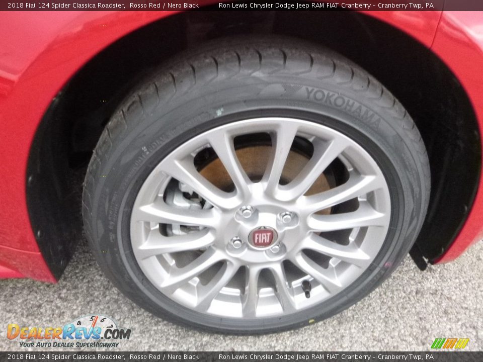 2018 Fiat 124 Spider Classica Roadster Rosso Red / Nero Black Photo #9