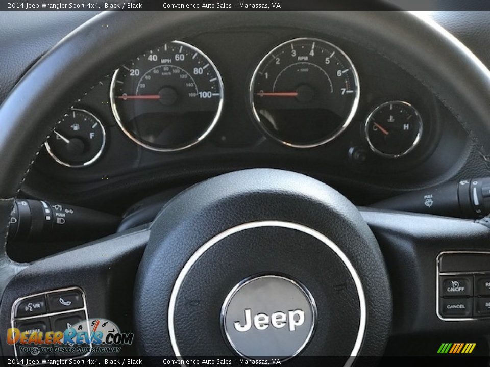 2014 Jeep Wrangler Sport 4x4 Black / Black Photo #4