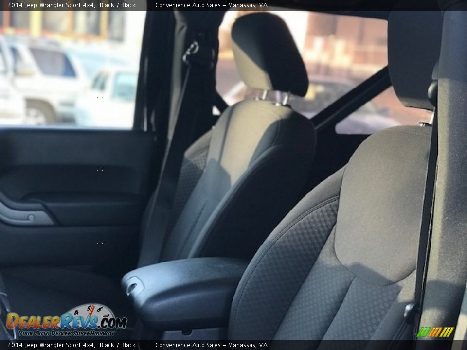 2014 Jeep Wrangler Sport 4x4 Black / Black Photo #5
