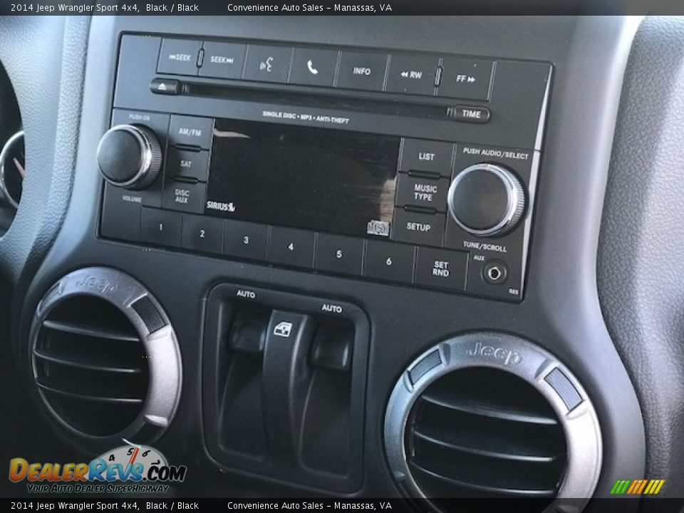 2014 Jeep Wrangler Sport 4x4 Black / Black Photo #8