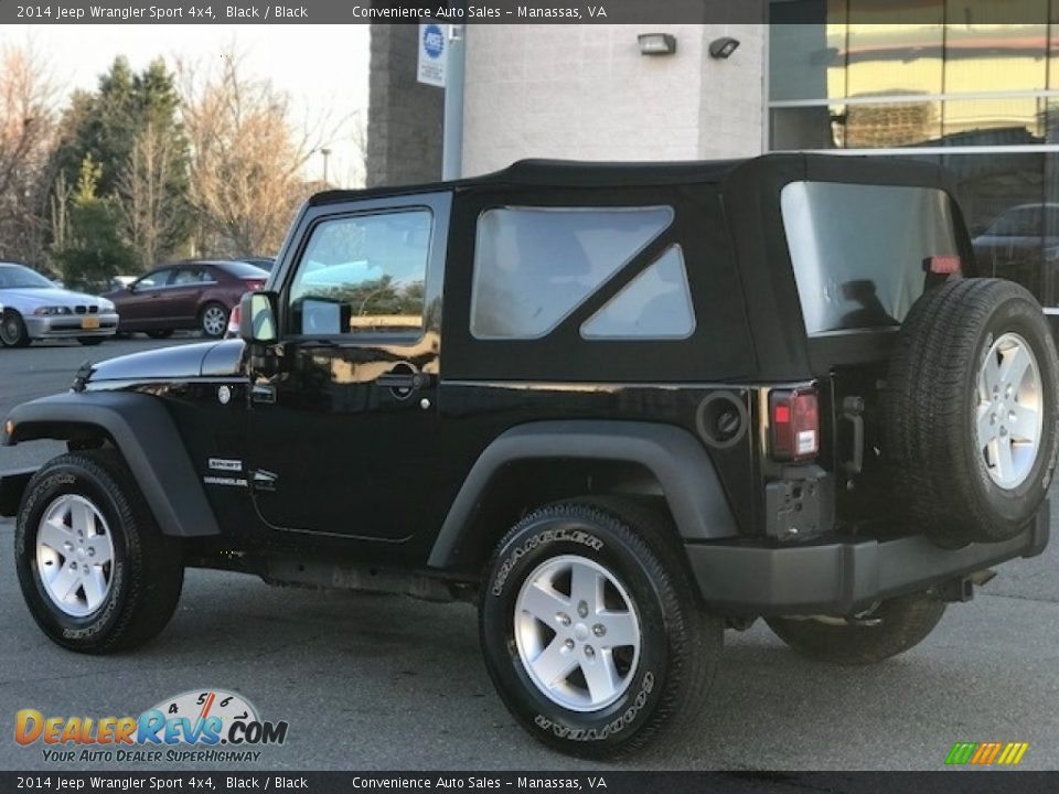 2014 Jeep Wrangler Sport 4x4 Black / Black Photo #9