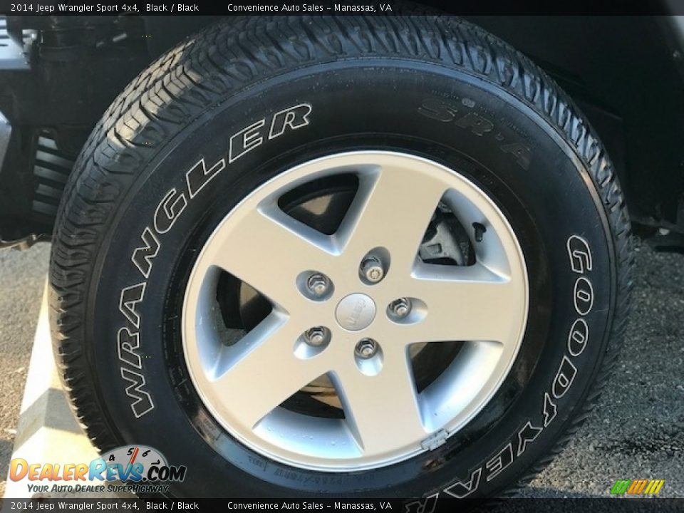 2014 Jeep Wrangler Sport 4x4 Black / Black Photo #10