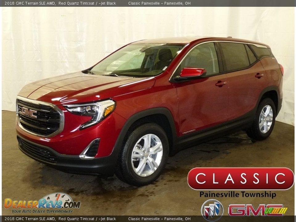 2018 GMC Terrain SLE AWD Red Quartz Tintcoat / ­Jet Black Photo #1