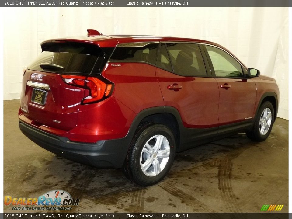 2018 GMC Terrain SLE AWD Red Quartz Tintcoat / ­Jet Black Photo #2