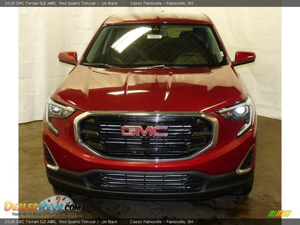 2018 GMC Terrain SLE AWD Red Quartz Tintcoat / ­Jet Black Photo #4