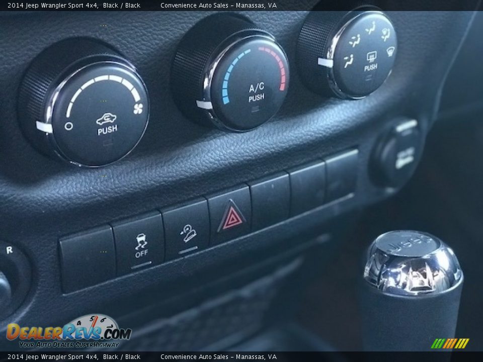 2014 Jeep Wrangler Sport 4x4 Black / Black Photo #22