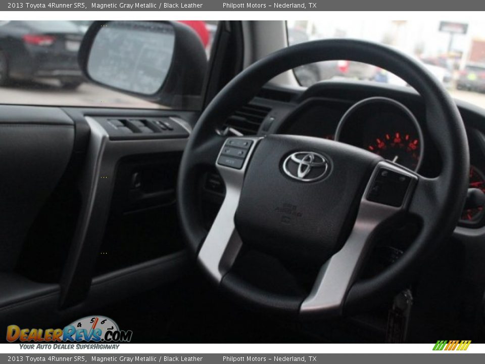 2013 Toyota 4Runner SR5 Magnetic Gray Metallic / Black Leather Photo #25
