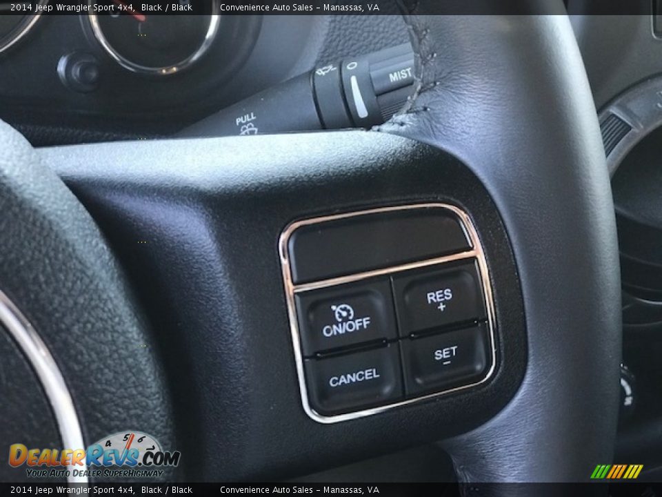 2014 Jeep Wrangler Sport 4x4 Black / Black Photo #24