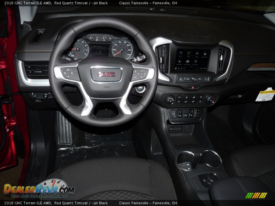 2018 GMC Terrain SLE AWD Red Quartz Tintcoat / ­Jet Black Photo #8
