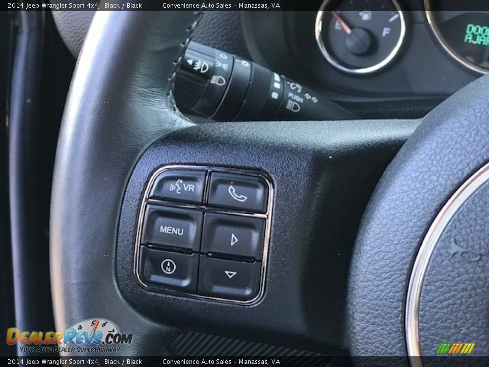 2014 Jeep Wrangler Sport 4x4 Black / Black Photo #25