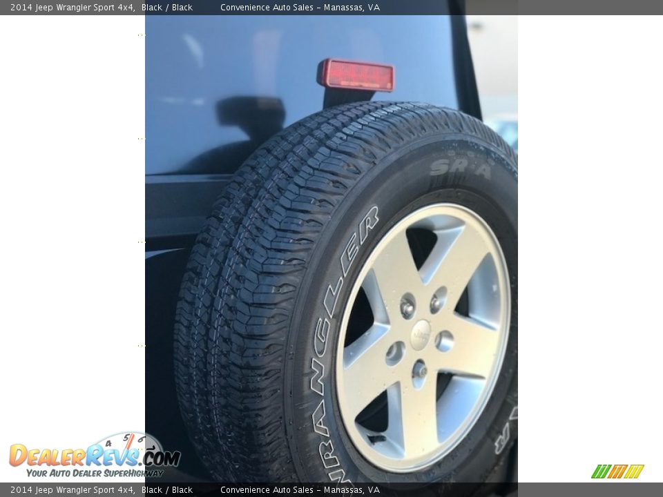 2014 Jeep Wrangler Sport 4x4 Black / Black Photo #28