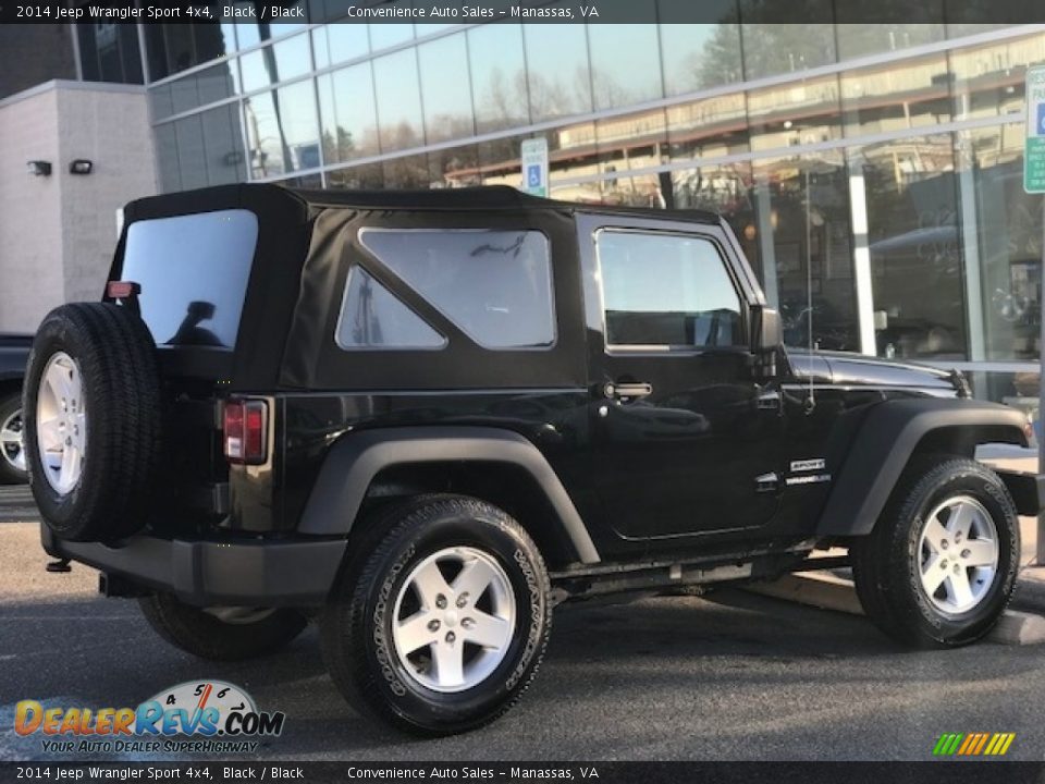 2014 Jeep Wrangler Sport 4x4 Black / Black Photo #29