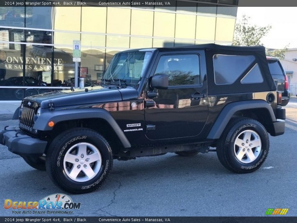2014 Jeep Wrangler Sport 4x4 Black / Black Photo #30