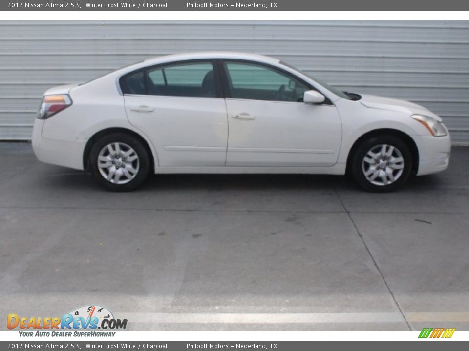 2012 Nissan Altima 2.5 S Winter Frost White / Charcoal Photo #11