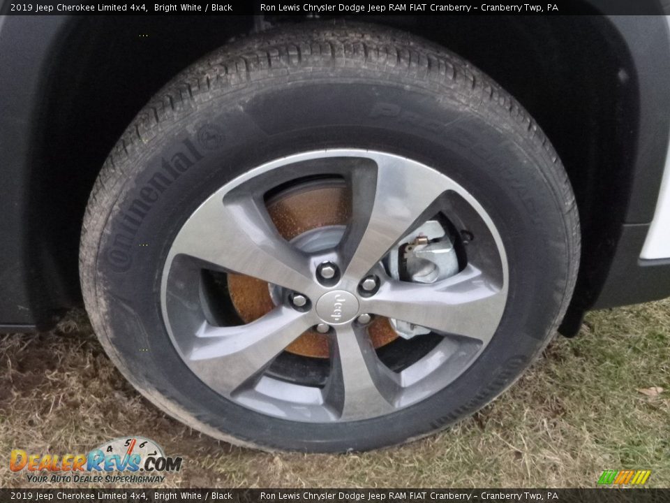 2019 Jeep Cherokee Limited 4x4 Bright White / Black Photo #9
