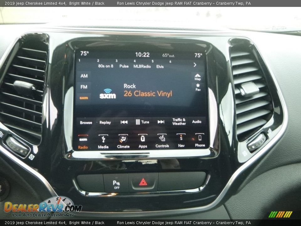 2019 Jeep Cherokee Limited 4x4 Bright White / Black Photo #16