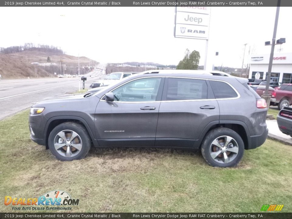 2019 Jeep Cherokee Limited 4x4 Granite Crystal Metallic / Black Photo #2
