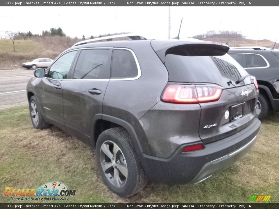 2019 Jeep Cherokee Limited 4x4 Granite Crystal Metallic / Black Photo #3