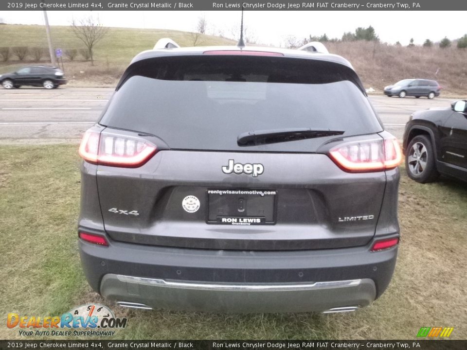2019 Jeep Cherokee Limited 4x4 Granite Crystal Metallic / Black Photo #4