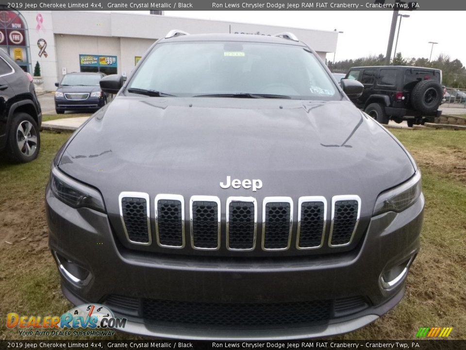 2019 Jeep Cherokee Limited 4x4 Granite Crystal Metallic / Black Photo #6