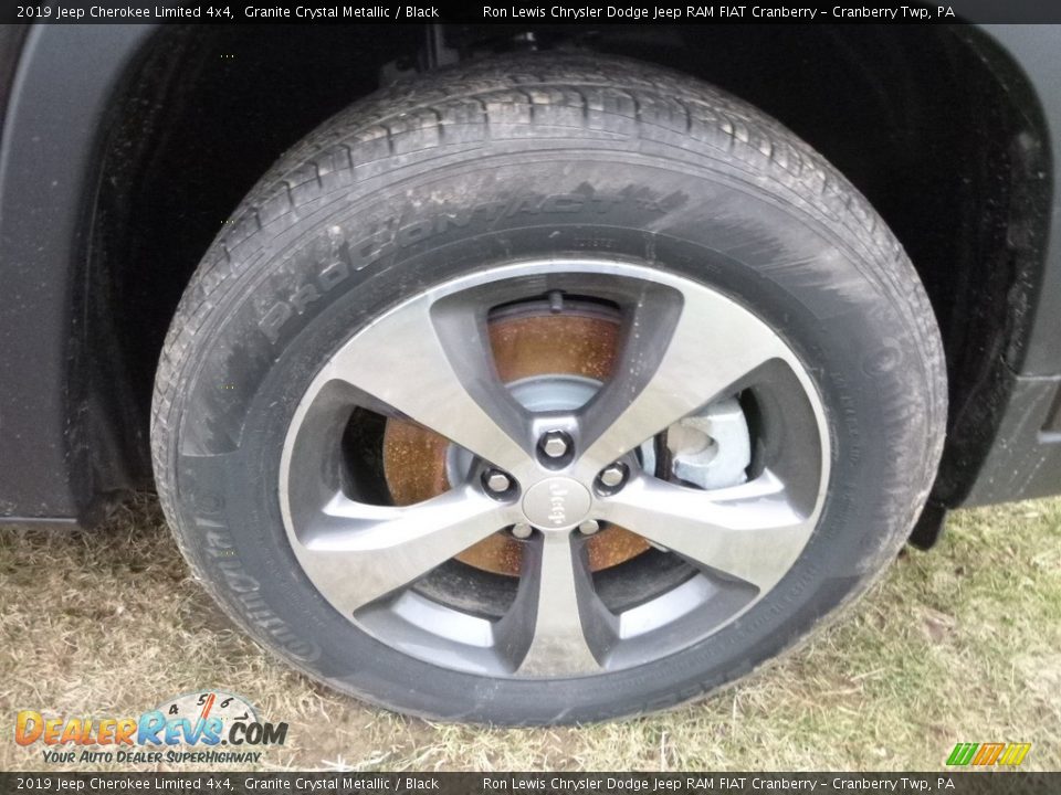 2019 Jeep Cherokee Limited 4x4 Granite Crystal Metallic / Black Photo #7