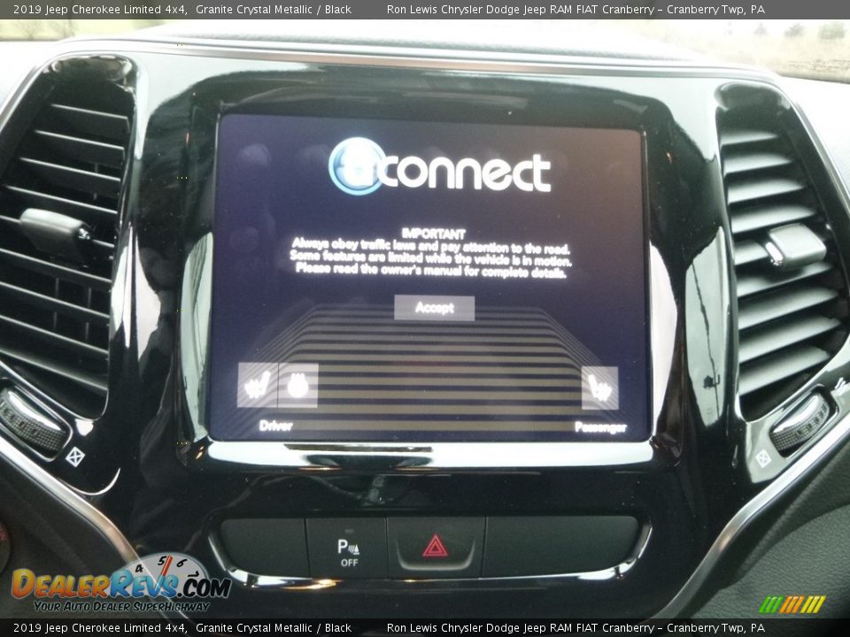 2019 Jeep Cherokee Limited 4x4 Granite Crystal Metallic / Black Photo #14