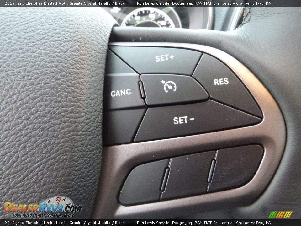 2019 Jeep Cherokee Limited 4x4 Granite Crystal Metallic / Black Photo #18