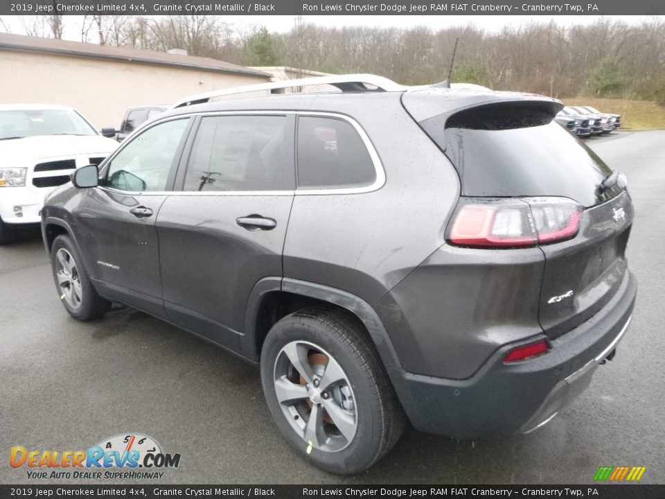 2019 Jeep Cherokee Limited 4x4 Granite Crystal Metallic / Black Photo #3
