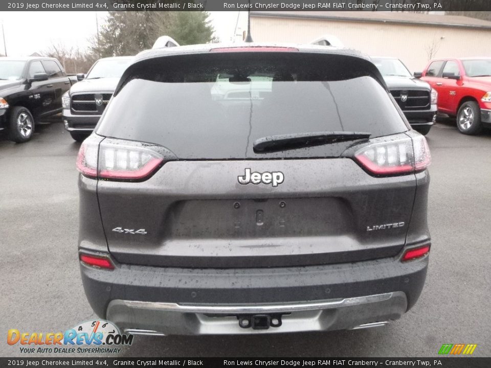 2019 Jeep Cherokee Limited 4x4 Granite Crystal Metallic / Black Photo #4