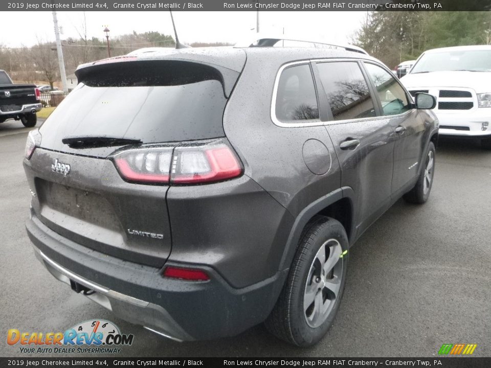 2019 Jeep Cherokee Limited 4x4 Granite Crystal Metallic / Black Photo #5
