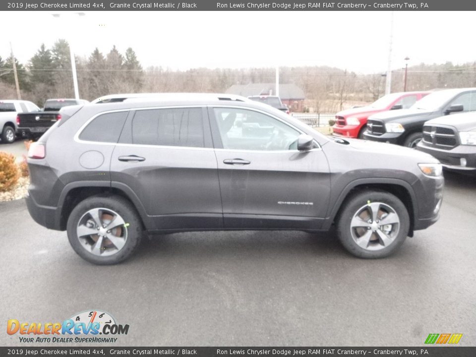 2019 Jeep Cherokee Limited 4x4 Granite Crystal Metallic / Black Photo #6