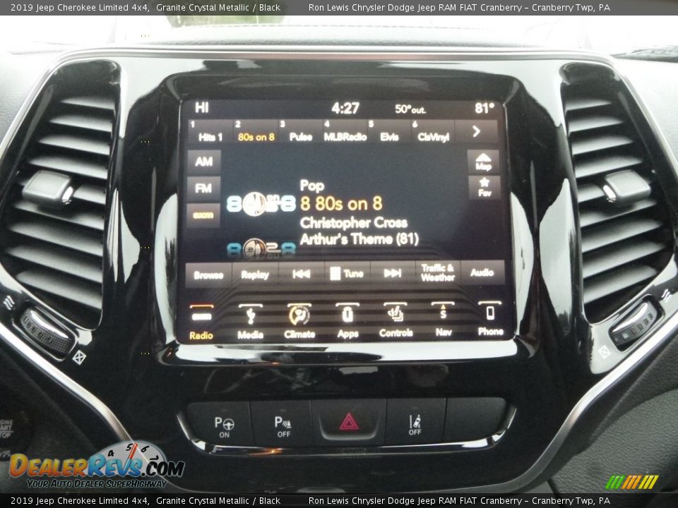 Controls of 2019 Jeep Cherokee Limited 4x4 Photo #16