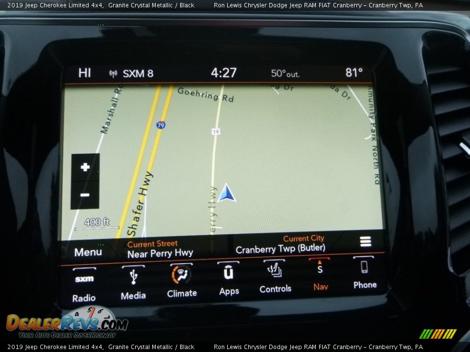 Navigation of 2019 Jeep Cherokee Limited 4x4 Photo #17