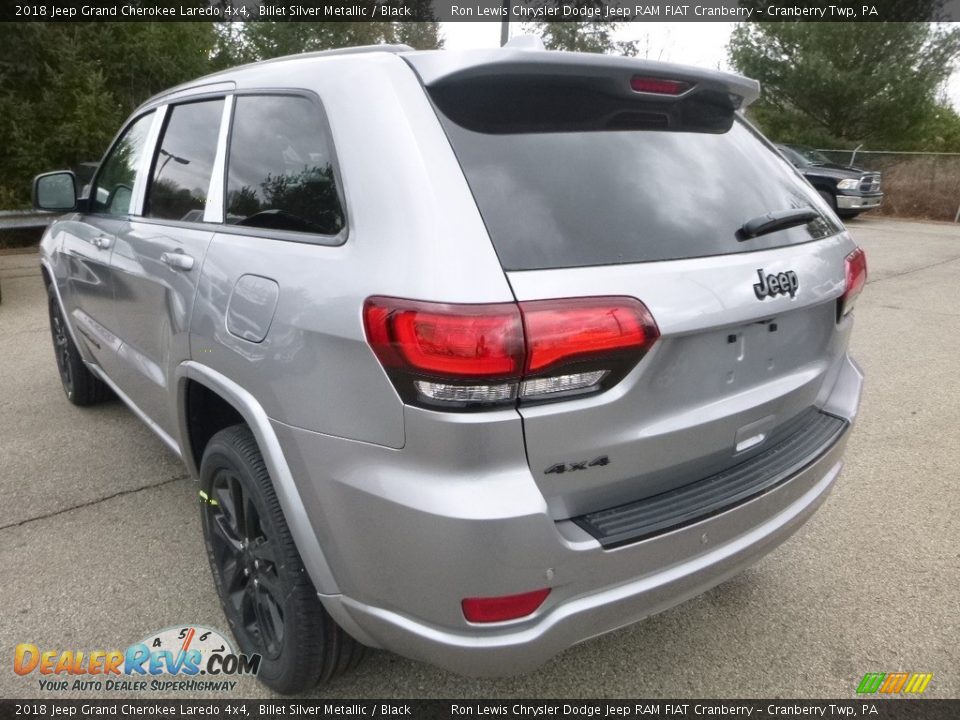 2018 Jeep Grand Cherokee Laredo 4x4 Billet Silver Metallic / Black Photo #3