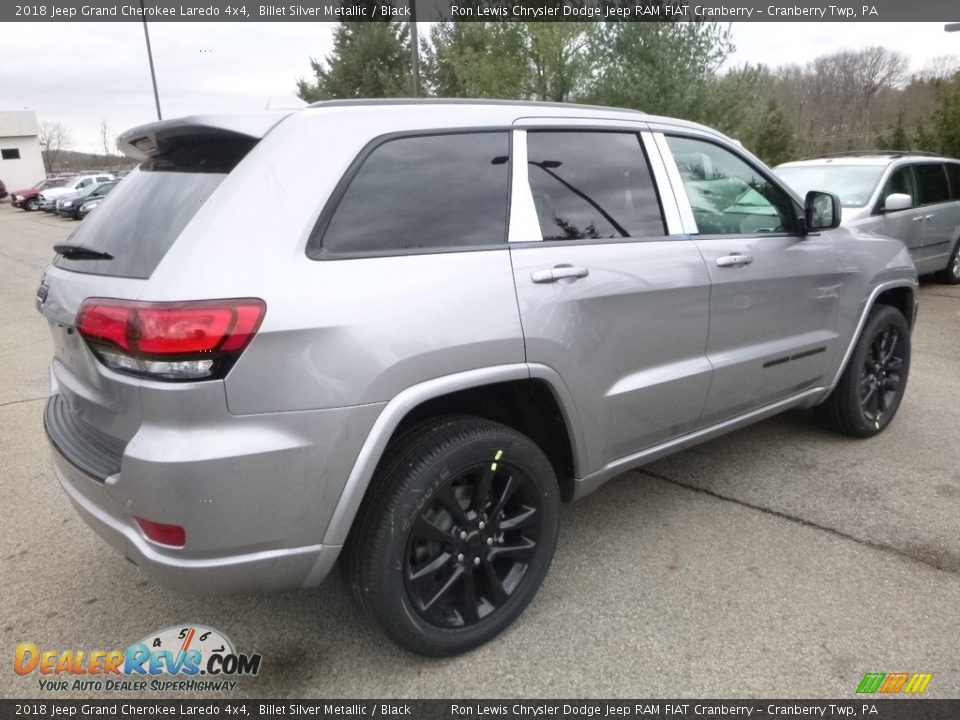 2018 Jeep Grand Cherokee Laredo 4x4 Billet Silver Metallic / Black Photo #5