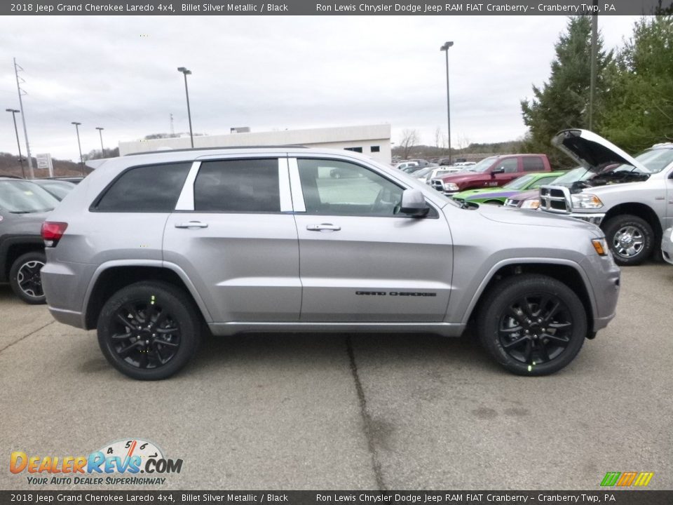 2018 Jeep Grand Cherokee Laredo 4x4 Billet Silver Metallic / Black Photo #6